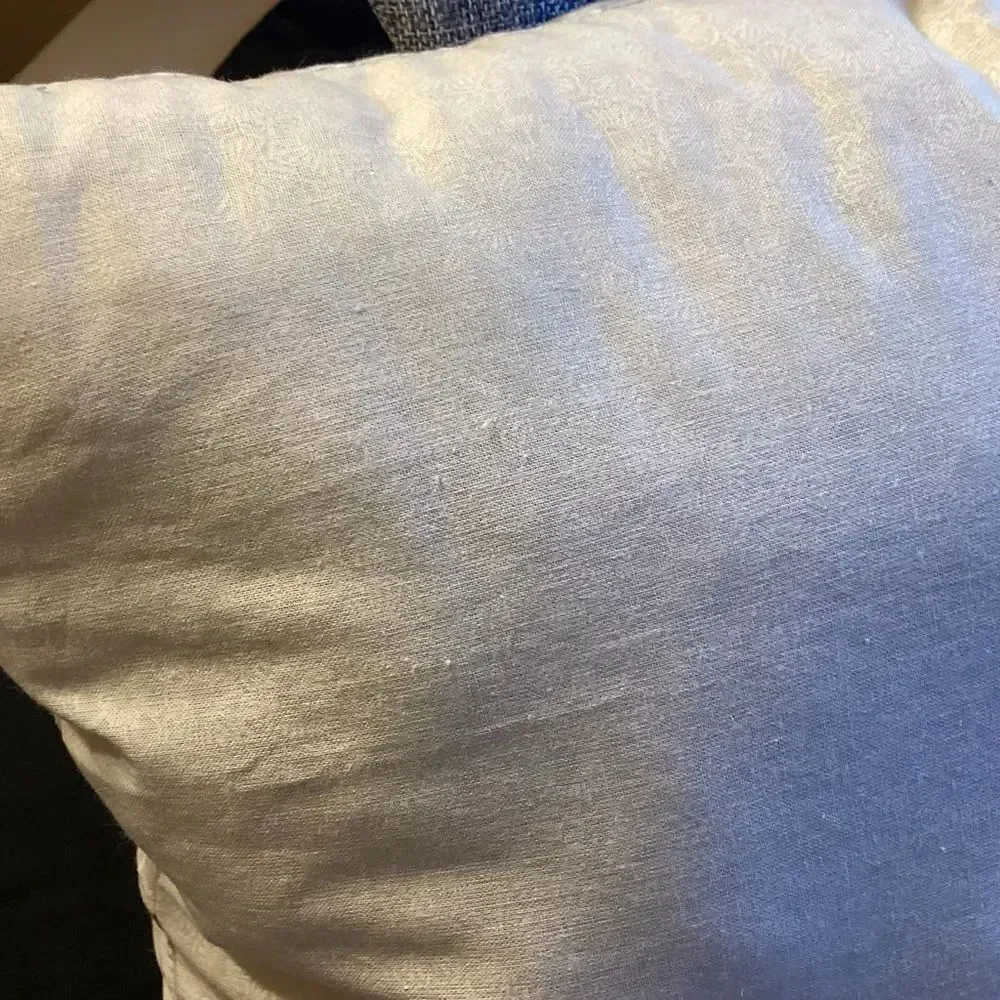 Hand Crafted Seashell Patterned Throw Pillow NWT